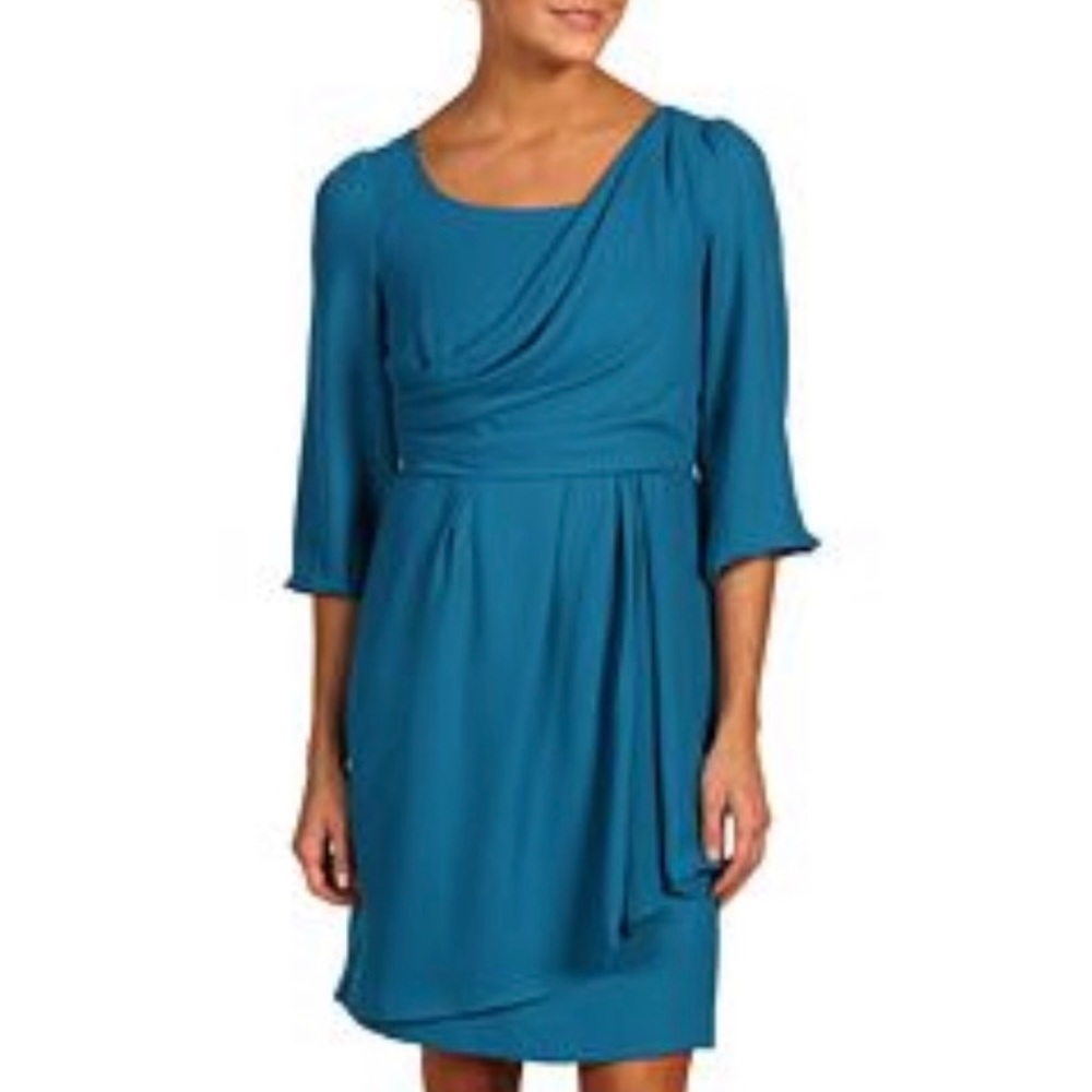 Max & Cleo dress size 4. Teal.